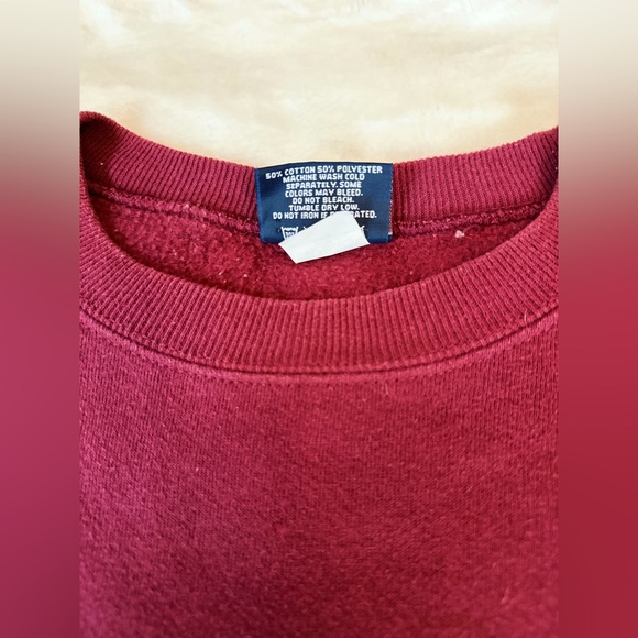 Vintage JanSport XL Red Illinois State University Crewneck Pullover Sweatshirt - Picture 8 of 12